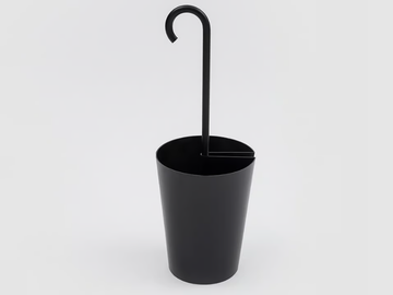 BINCAN - Floorstanding ABS and metal umbrella stand by Danese Milano - view 2
